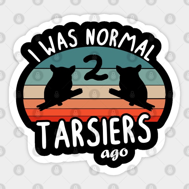 Normal Tarsier sweet tarsier saying little monkey Sticker by FindYourFavouriteDesign